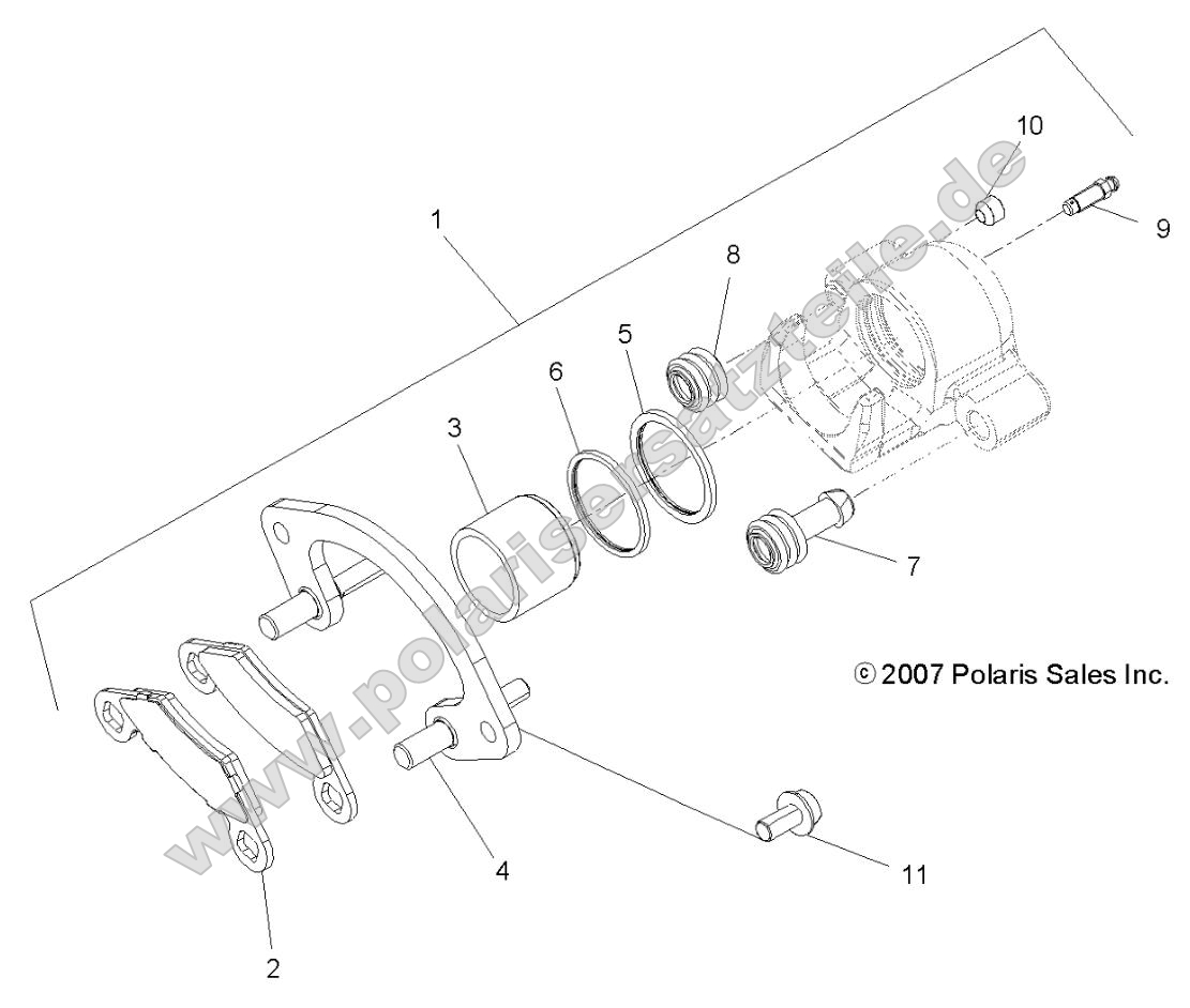Brakes, Rear Caliper Brakes, Rear Caliper