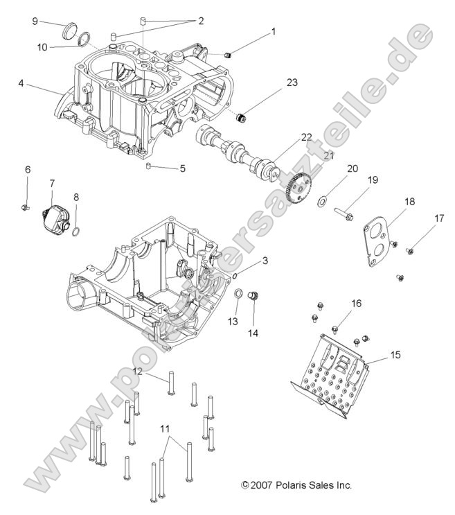 Engine, Crankcase Engine, Crankcase