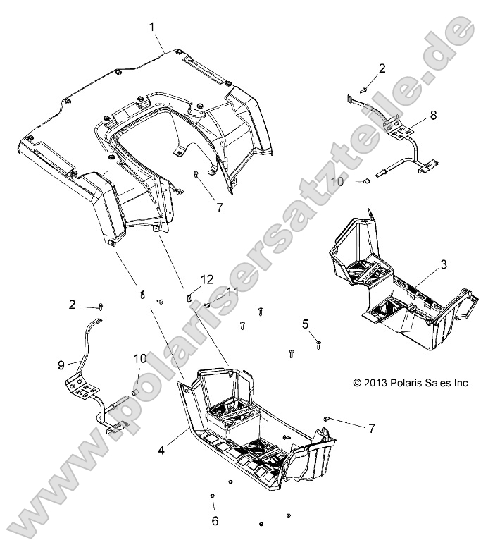 Body, Rear Cab and Footwells Body, Rear Cab and Footwells