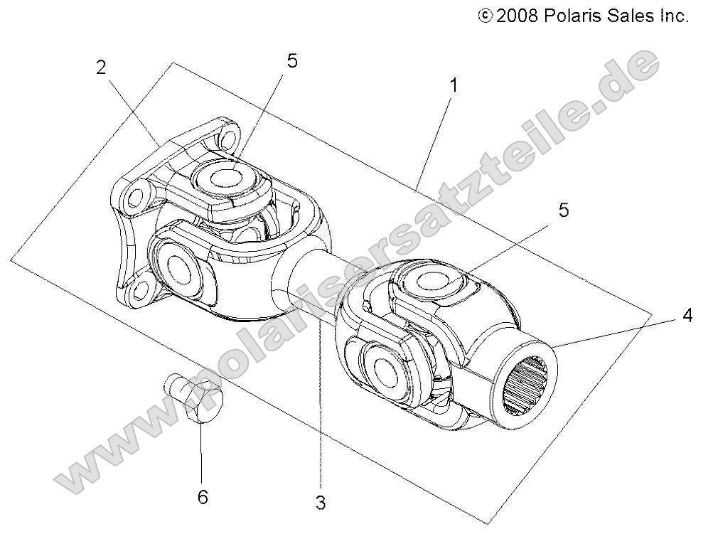 Drive Train, Prop Shaft, Rear