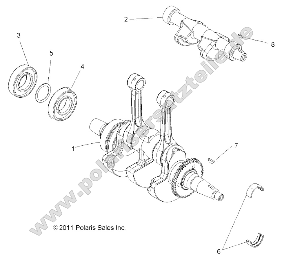 Engine, Crankshaft and Balance Shaft Engine, Crankshaft and Balance Shaft