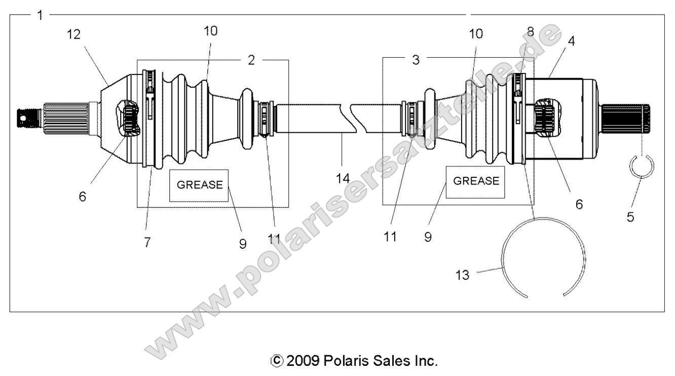 Drive Train, Front Drive Shaft