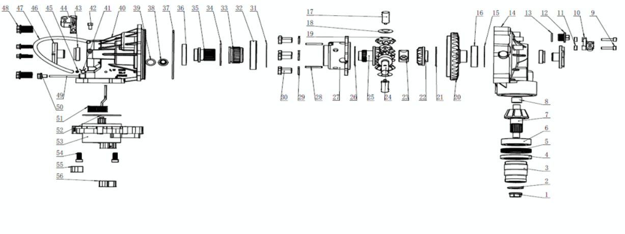 Vorderachsgetriebe 2