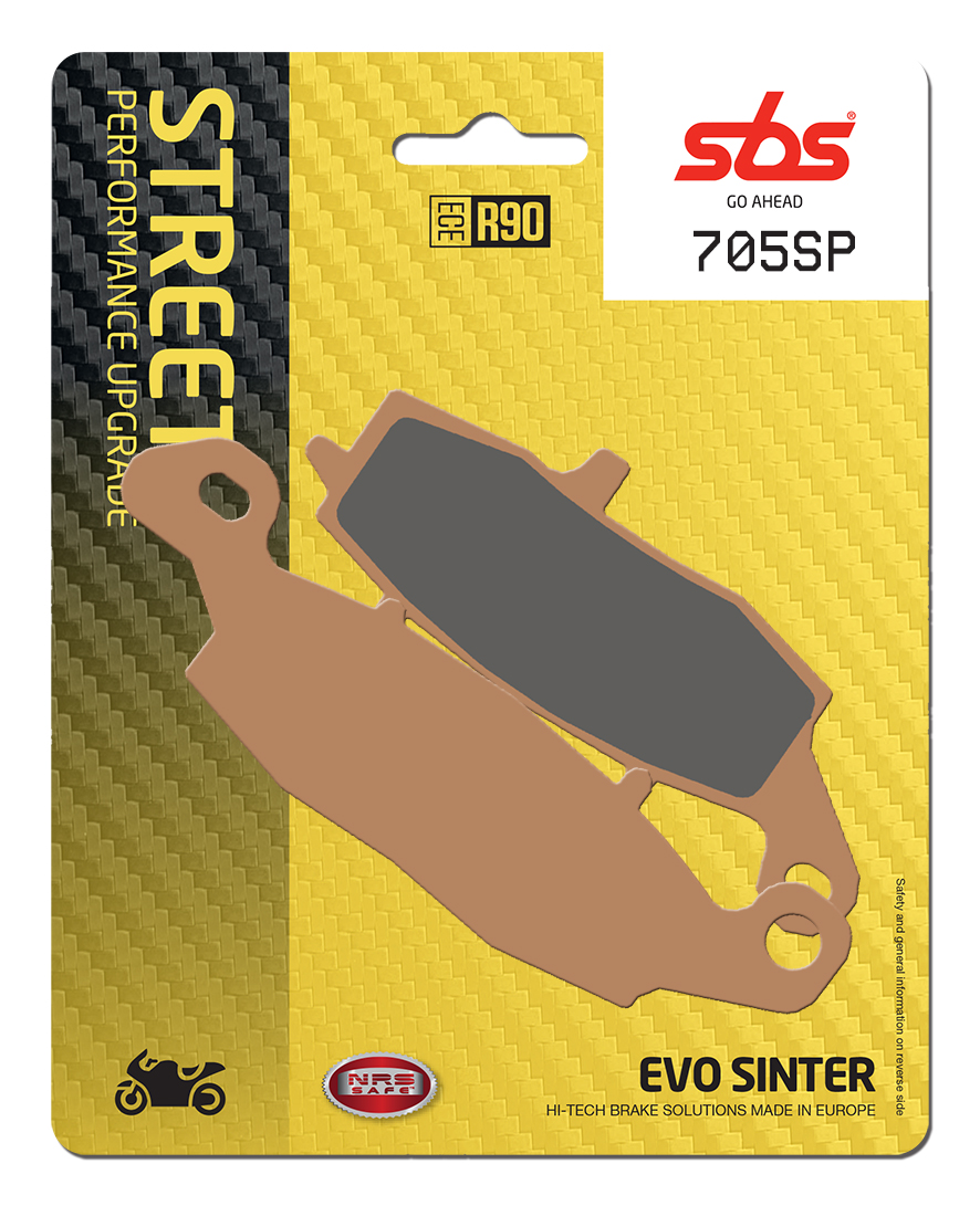 SBS_705_SP SBS Bremsbeläge SP EVO Sintermetall ABE - 705SP
