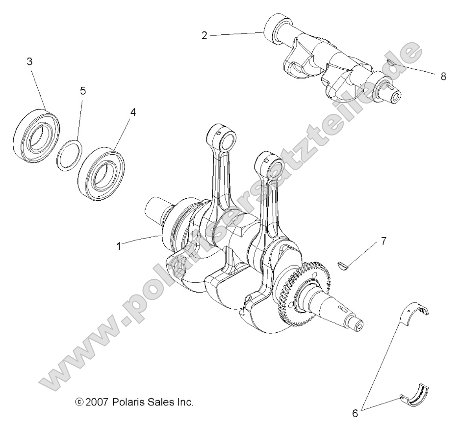 Engine, Crankshaft and Balance Shaft Engine, Crankshaft and Balance Shaft