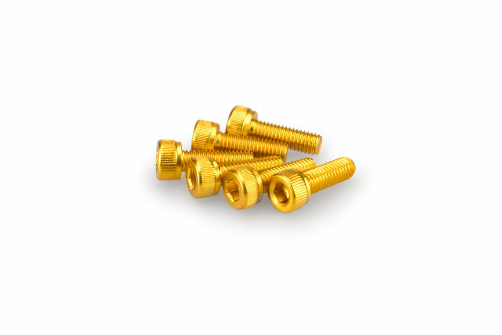 PUIG INBUS-SCHRAUBEN-KIT M5X15MM GOLD - 0146G
