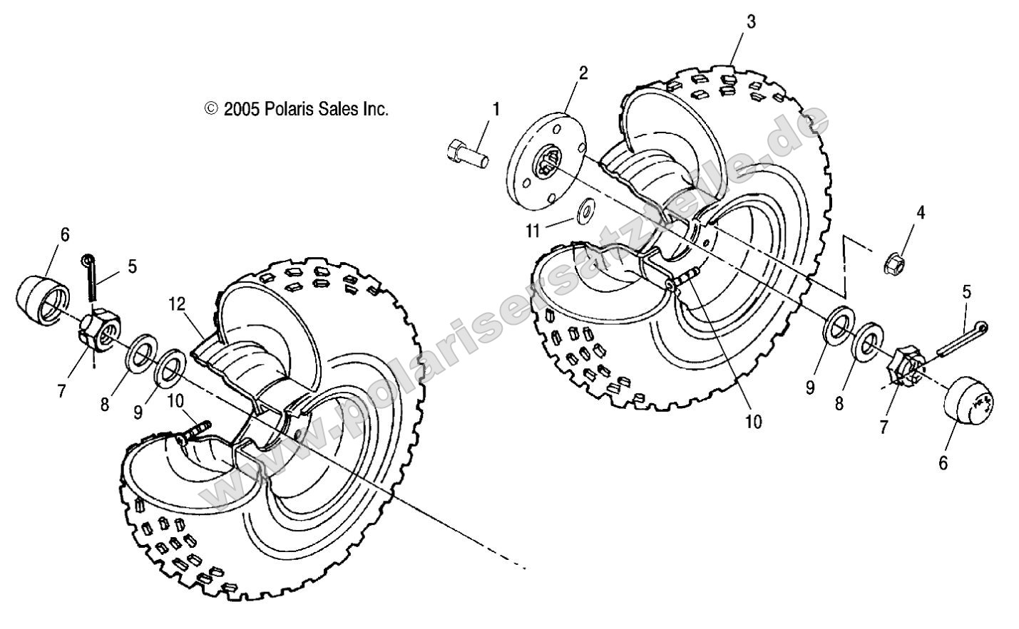Rear and Middle Wheel Rear and Middle Wheel
