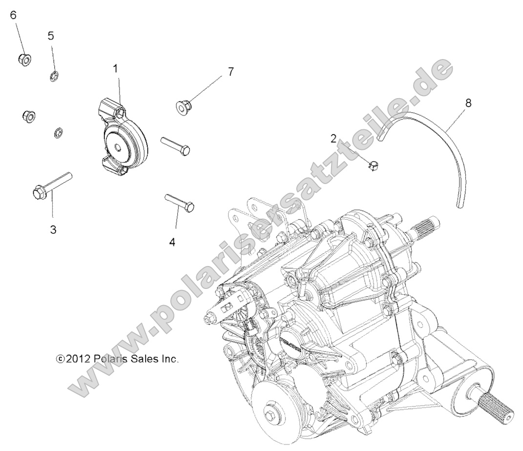 Drive Train, Main Gearcase Mounting Drive Train, Main Gearcase Mounting