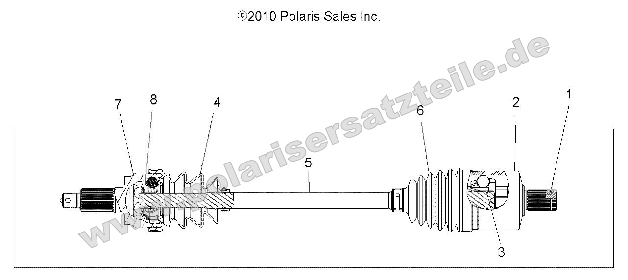 Drive Train, Drive Shaft, Front Drive Train, Drive Shaft, Front