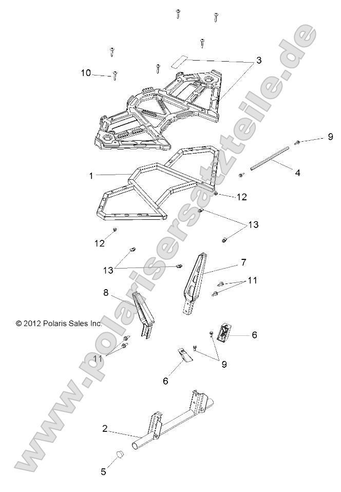 Body, Rear Rack Body, Rear Rack