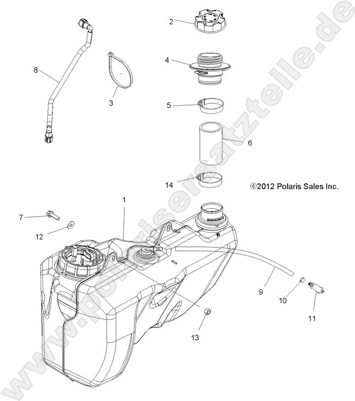 BODY, FUEL TANK BODY, FUEL TANK