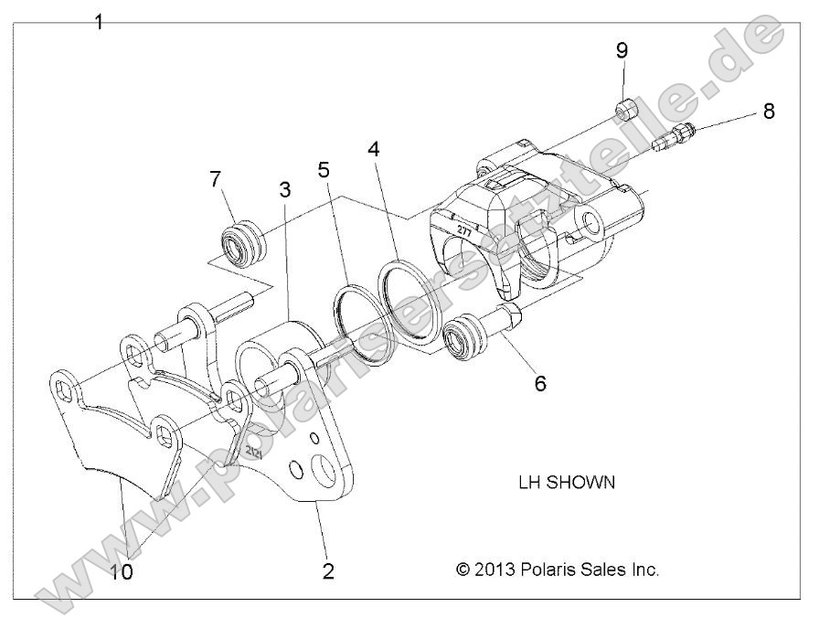 Brakes, Caliper, Front