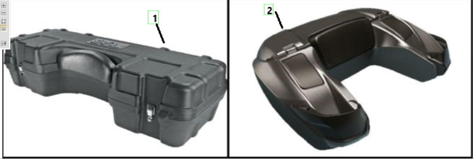 Top Case- Sturzbügel hinten