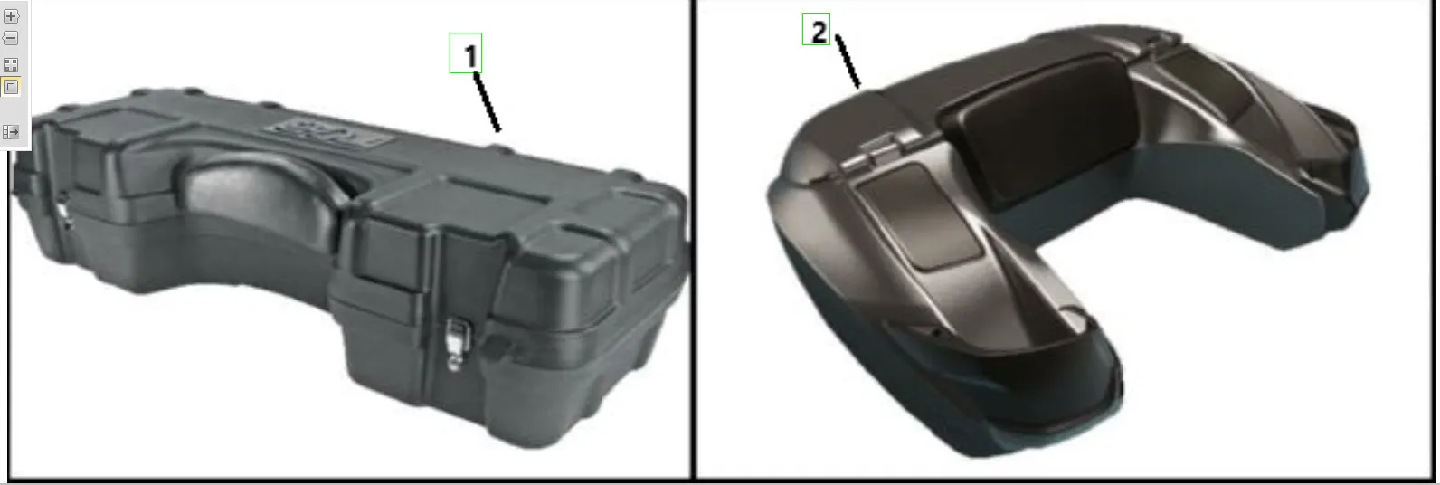 Top Case- Sturzbügel hinten Top Case- Sturzbügel hinten