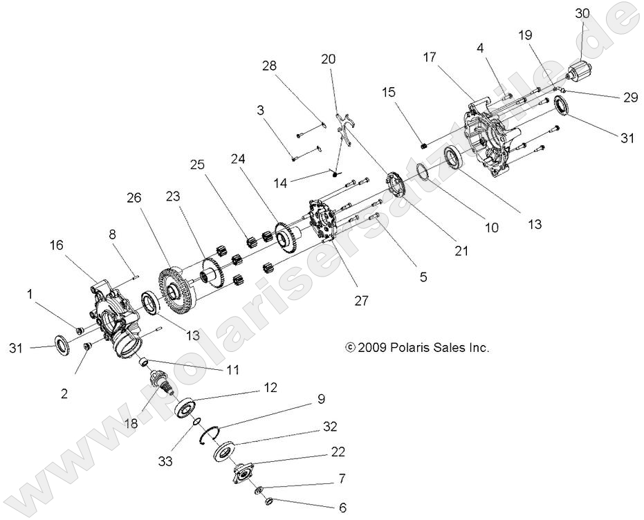 DRIVE TRAIN, REAR DIFFERENTIAL INTERNALS DRIVE TRAIN, REAR DIFFERENTIAL INTERNALS