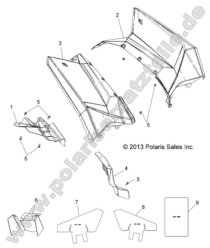 Body, Rear Cab and Heat Shields Body, Rear Cab and Heat Shields
