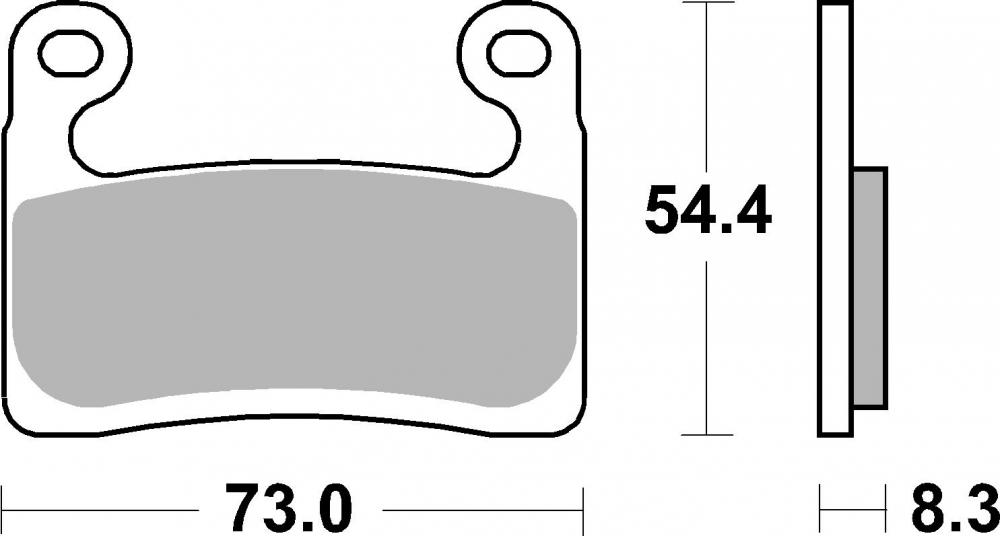 SBS Bremsbeläge SP EVO Sintermetall ABE - 960SP