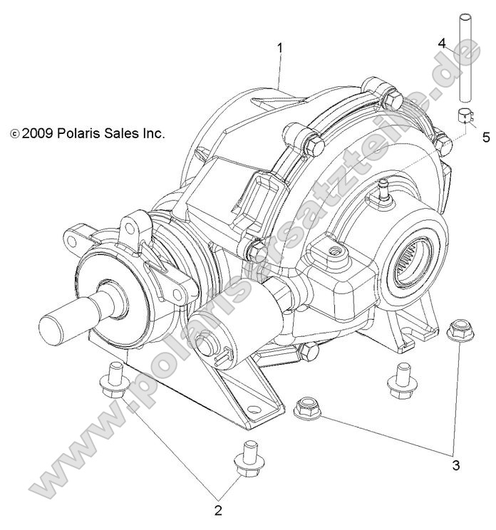 Drive Train, Rear Gearcase Mounting