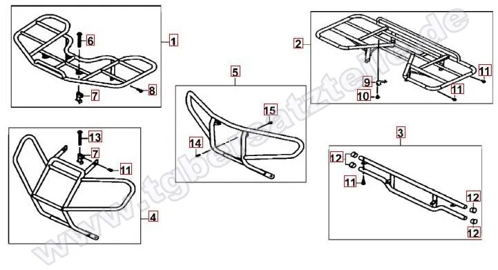 Gepäckträger vo. und hi.