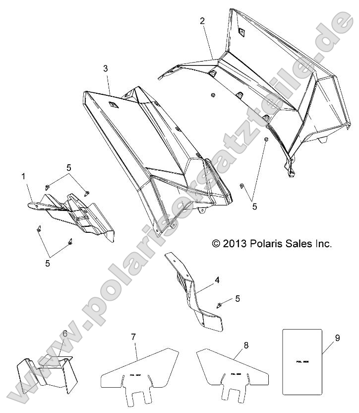 Body, Rear Cab and Heat Shields Body, Rear Cab and Heat Shields