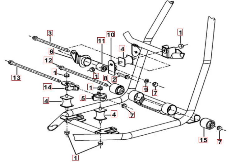 Motoraufhängung Motoraufhängung