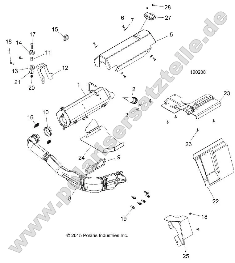 Engine, Exhaust System Engine, Exhaust System