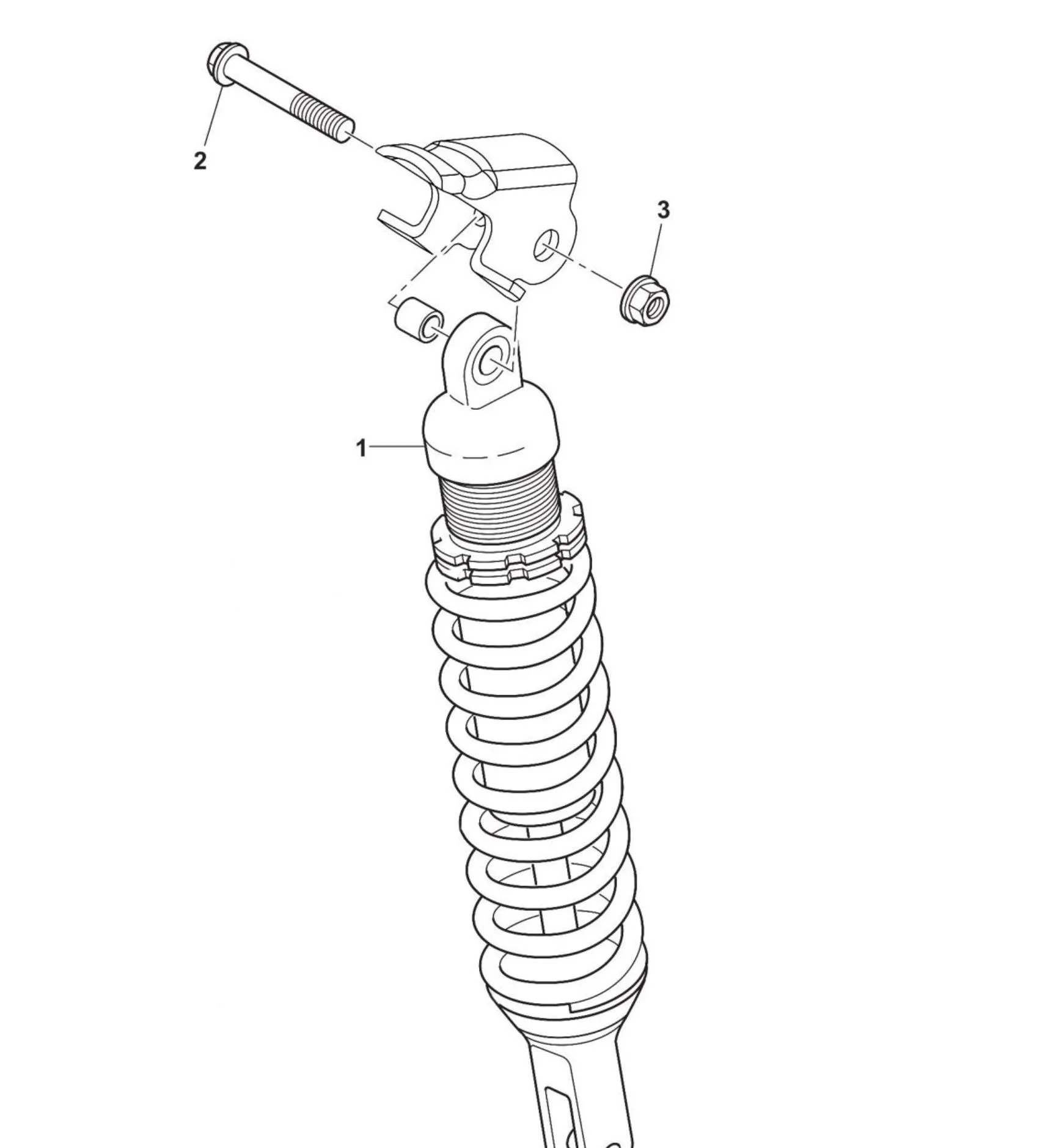 Federbein hinten Federbein hinten