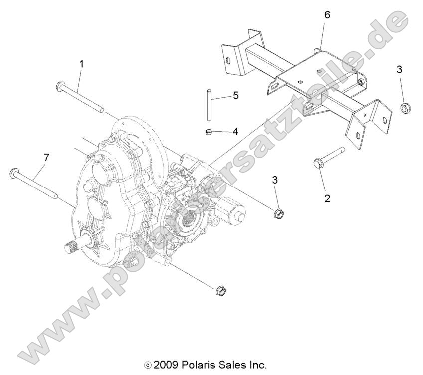 Drive Train, Main Gearcase Mounting Drive Train, Main Gearcase Mounting