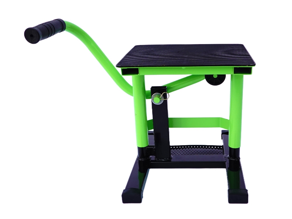 TMP Motocross & Enduro Hubständer / MX Montageständer - schwarz-grün TMP Motocross & Enduro Hubständer / MX Montageständer - schwarz-grün