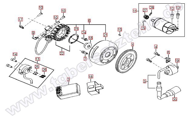 Lichtmaschine-Anlasser