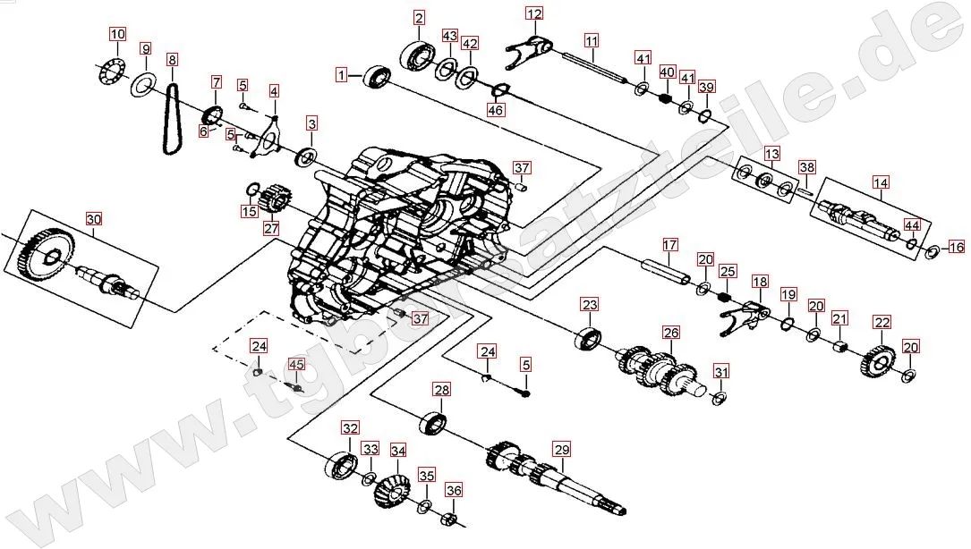 Motorgehäuse links (2)