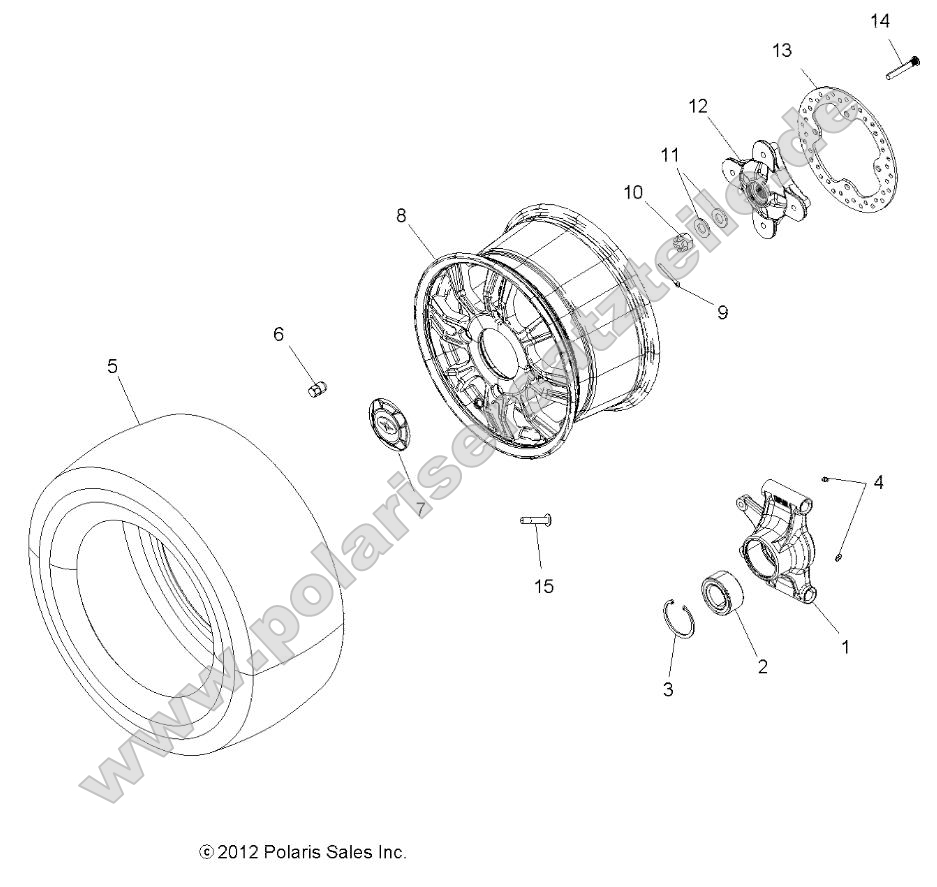 Wheels, Rear and Hub Wheels, Rear and Hub