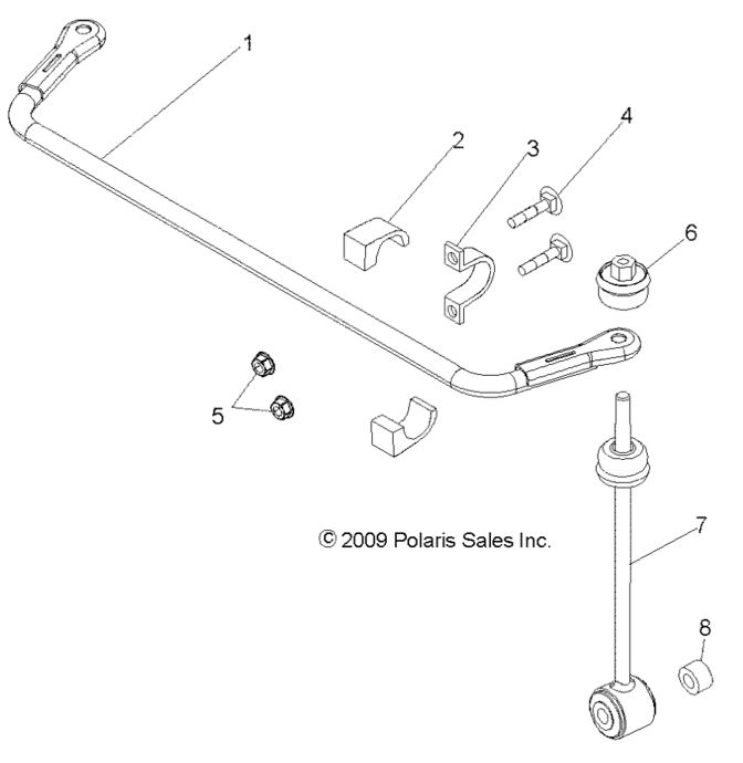 Suspension, Rear Stabilizer Bar