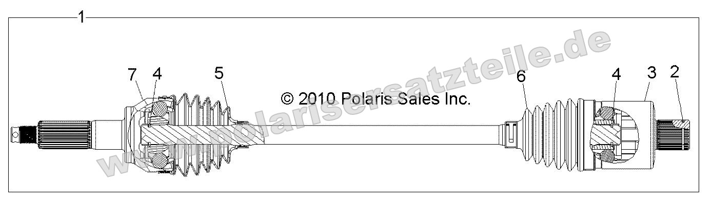 Drive Train, Rear Drive Shaft