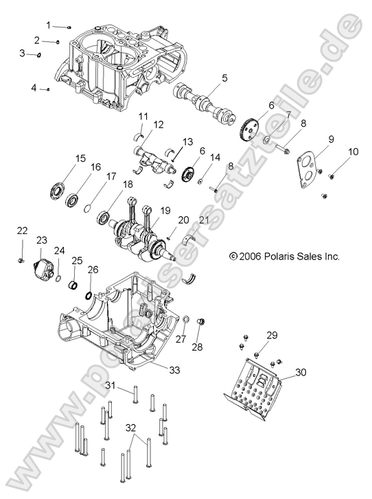 Crankcase and Crankshaft