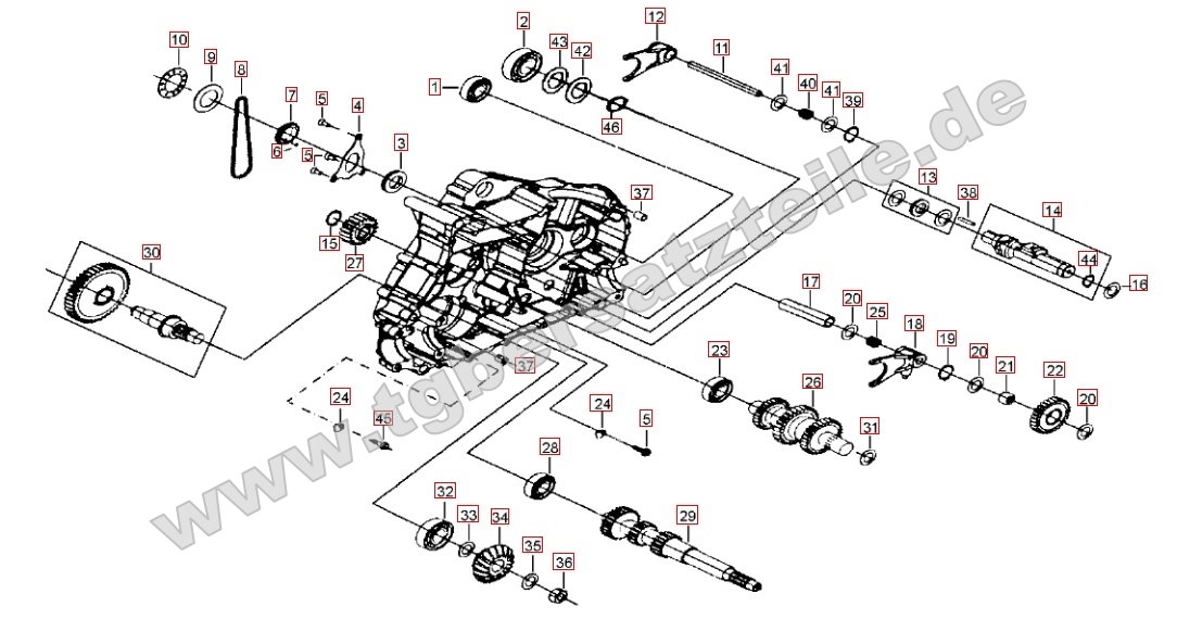 Motorgehäuse links (2)