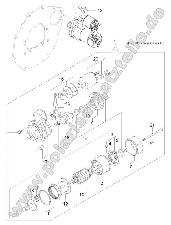 Engine, Starting Motor
