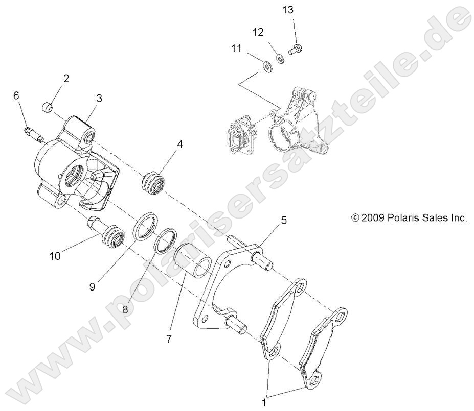 BRAKES, REAR CALIPER