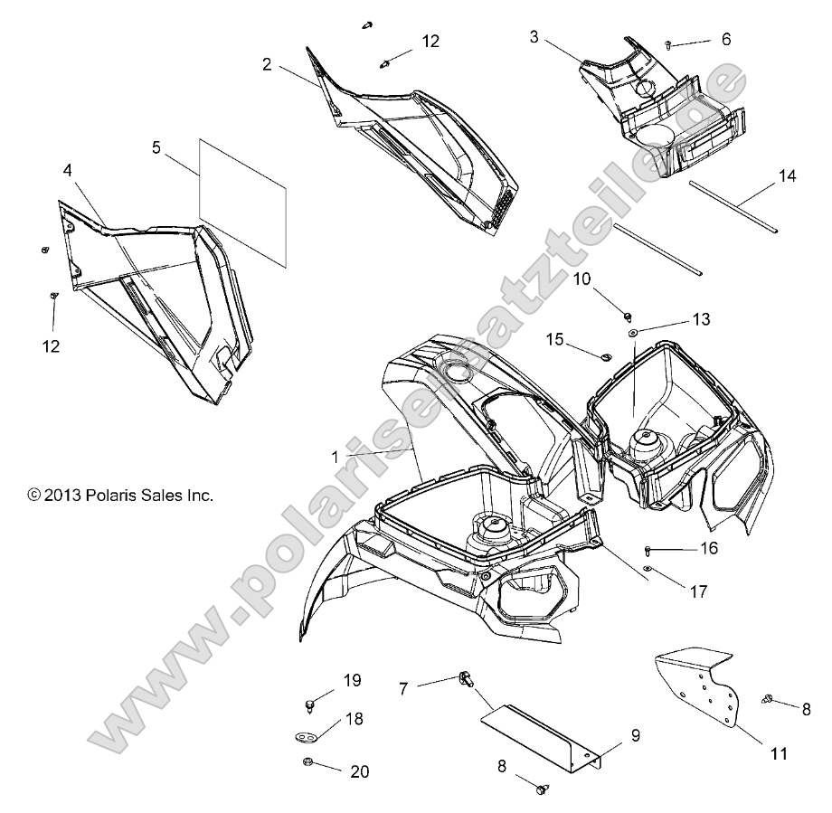 Body, Front Cab and Side Panels Body, Front Cab and Side Panels
