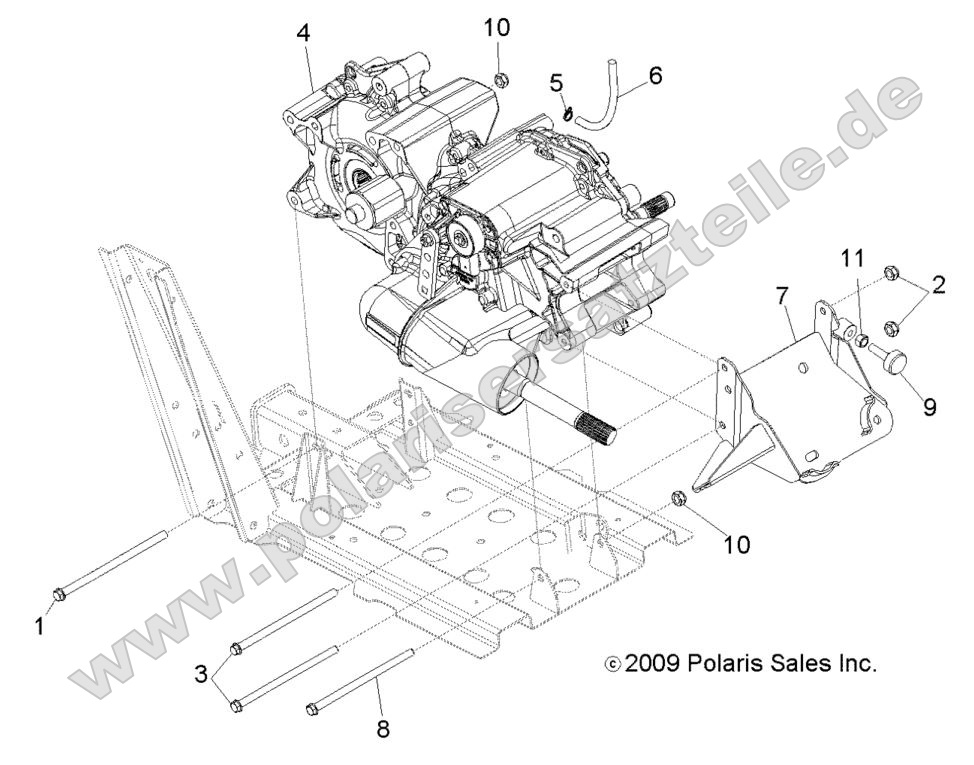 Drive Train, Main Gearcase Mounting