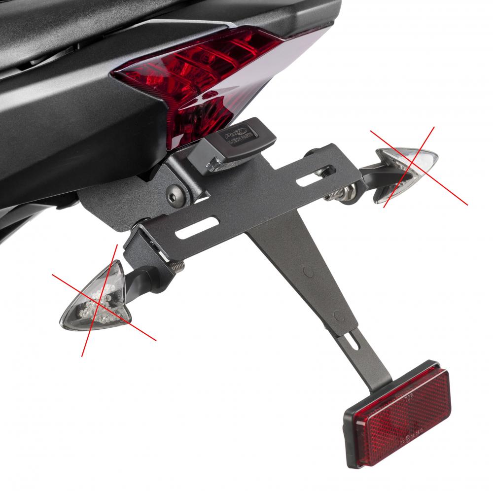 Puig Kennzeichenhalter Set Yamaha MT-07 2014-20