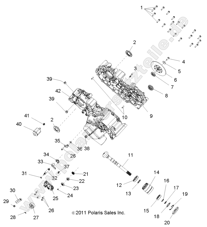Drive Train, Main Gearcase
