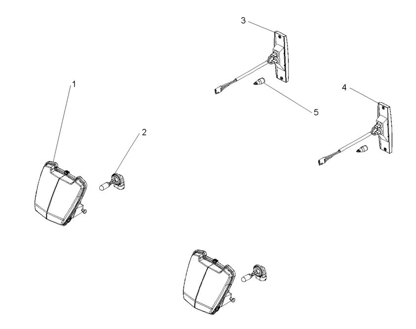 ELECTRICAL, HEADLIGHTS, TAILLIGHTS AND BULBS