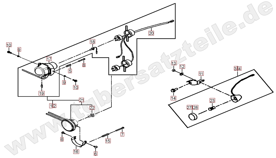 Scheinwerfer - Blinker vorne