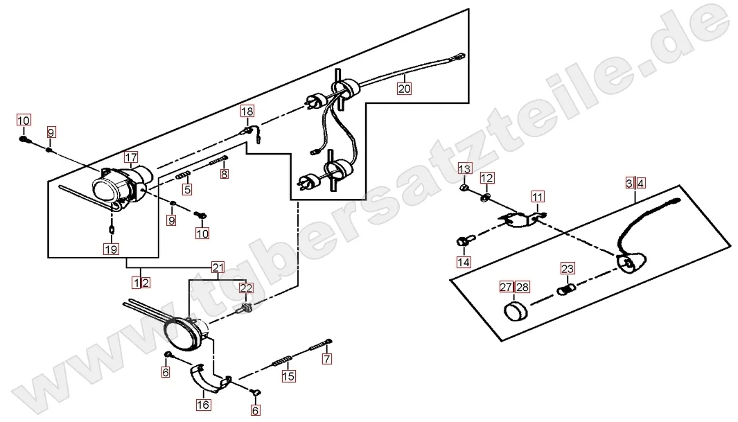Scheinwerfer - Blinker vorne