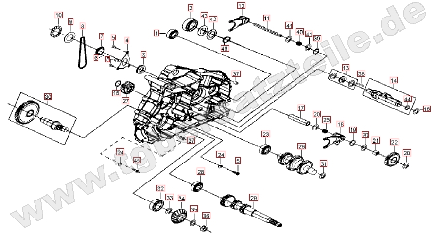 Motorgehäuse links (2)