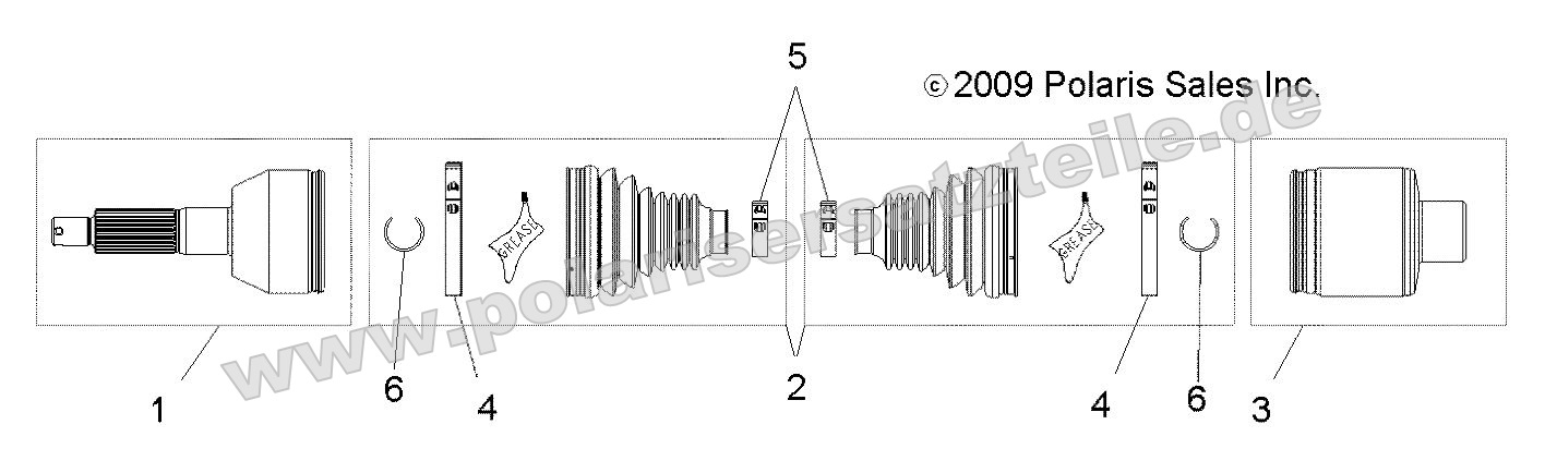 Drive Train, Mid Drive Shaft
