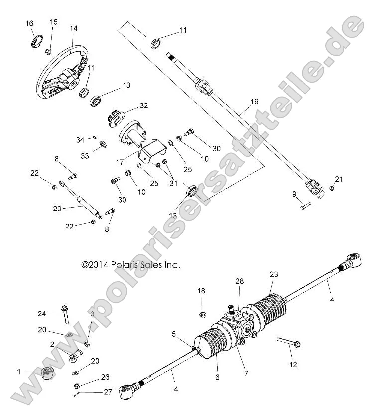 Steering, Steering Asm. (49ATVSTEERING15ACEEU) Steering, Steering Asm. (49ATVSTEERING15ACEEU)