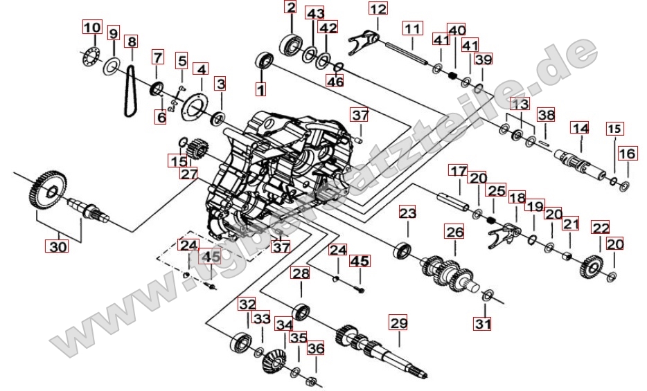 Motorgehäuse links 2