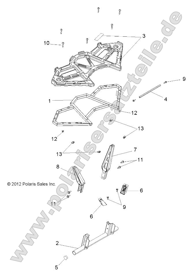 Body, Rear Rack Body, Rear Rack